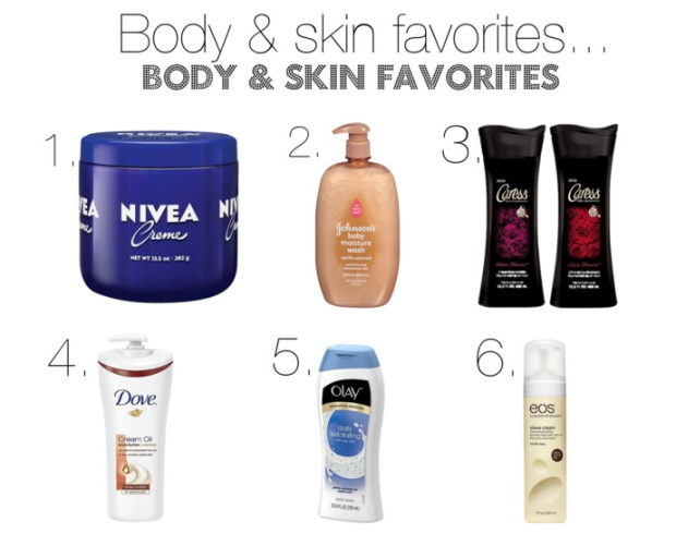 Body & skin favorites